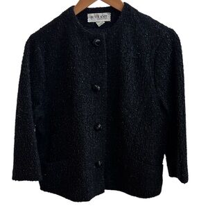 Vintage BUTTE KNIT sweater cardigan Black Button-Up Cardigan Women’s P Large